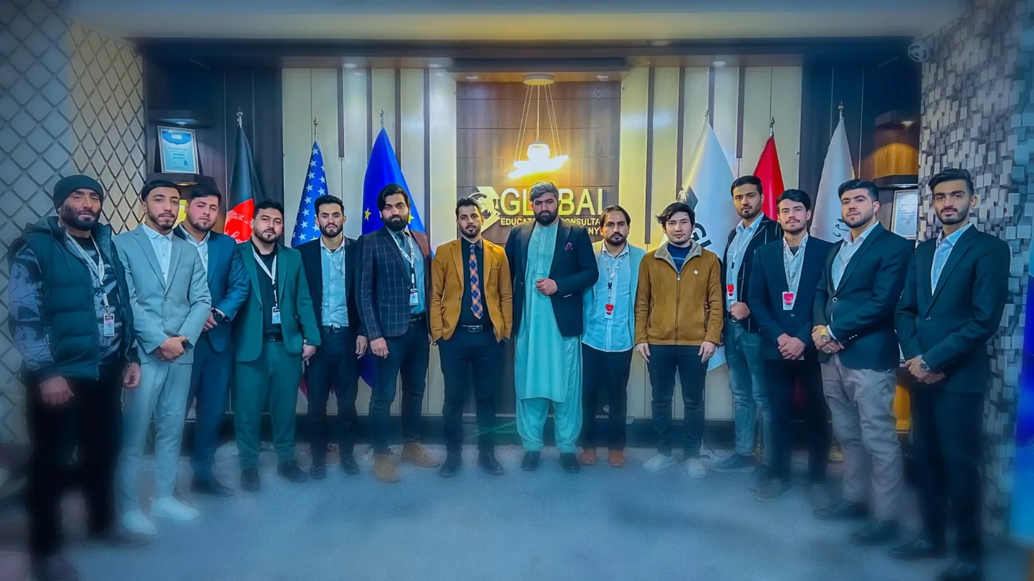 The GECSC team gathered for the staff appreciation ceremony