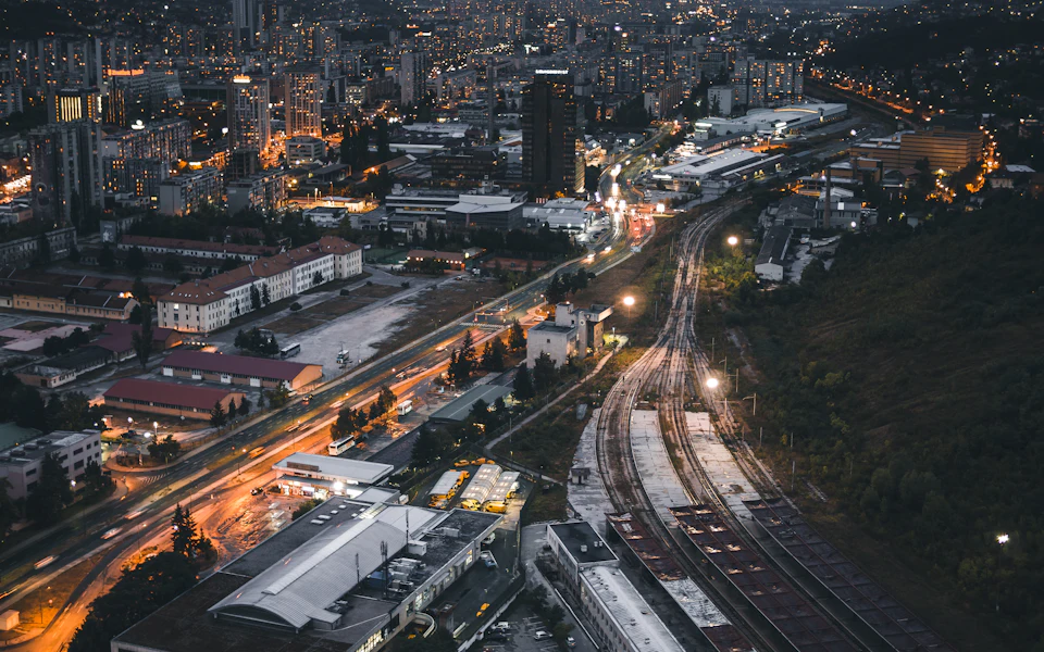 Sarajevo at night