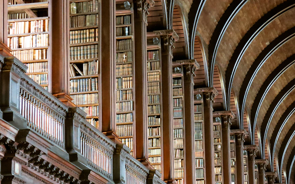 The Long Room library at Trinity College Dublin